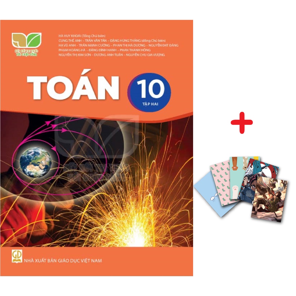 Sách - Toán lớp 10 tập 2 (Kết nối) Kèm 5 cuốn vở kẻ ngang 70gsm B5 80 trang