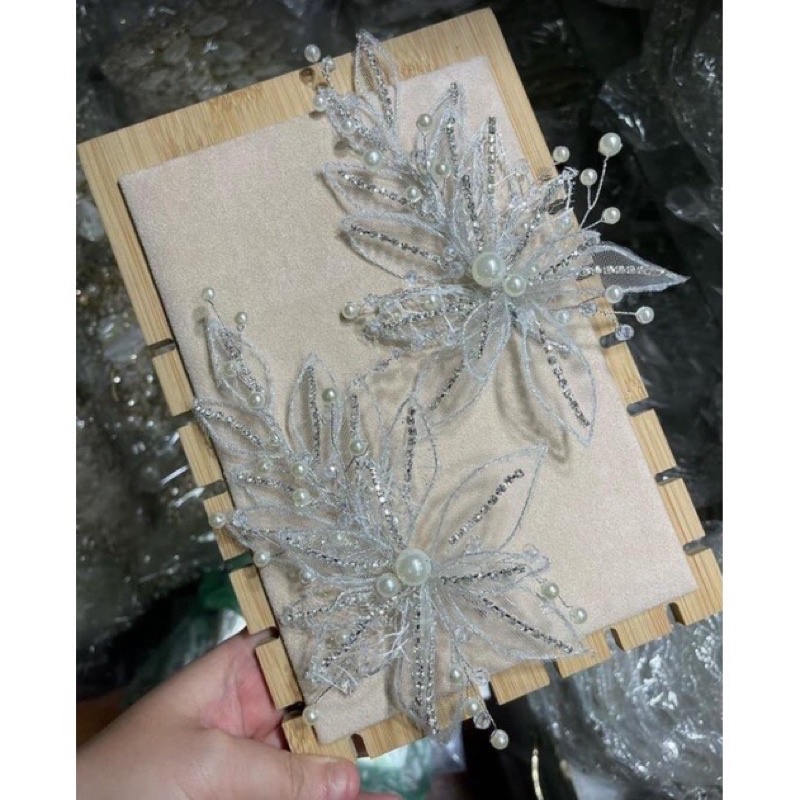 Cài tóc cô dâu gắn đá cao cấp