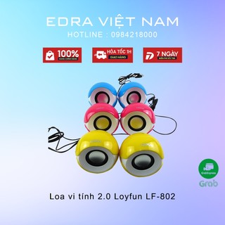 Loa vi tính 2.0 Loyfun LF-802 - Loa mini - Âm thanh cục chất - Bảo hành 6 tháng