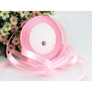 Hoả tốc 5 cuộn 22 mét ruy băng lụa thường 1cm chất mỏng