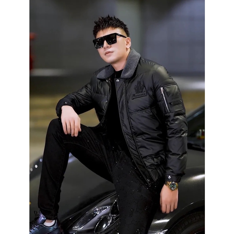 Áo Khoác Nam - Áo Phao Nam Q. Châu cao cấp màu đen 2022