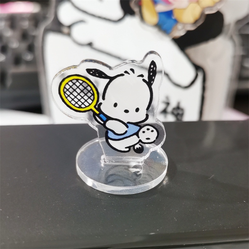 Mô Hình Nhân Vật Hoạt Hình Pochacco Mini Kèm Giá Đỡ