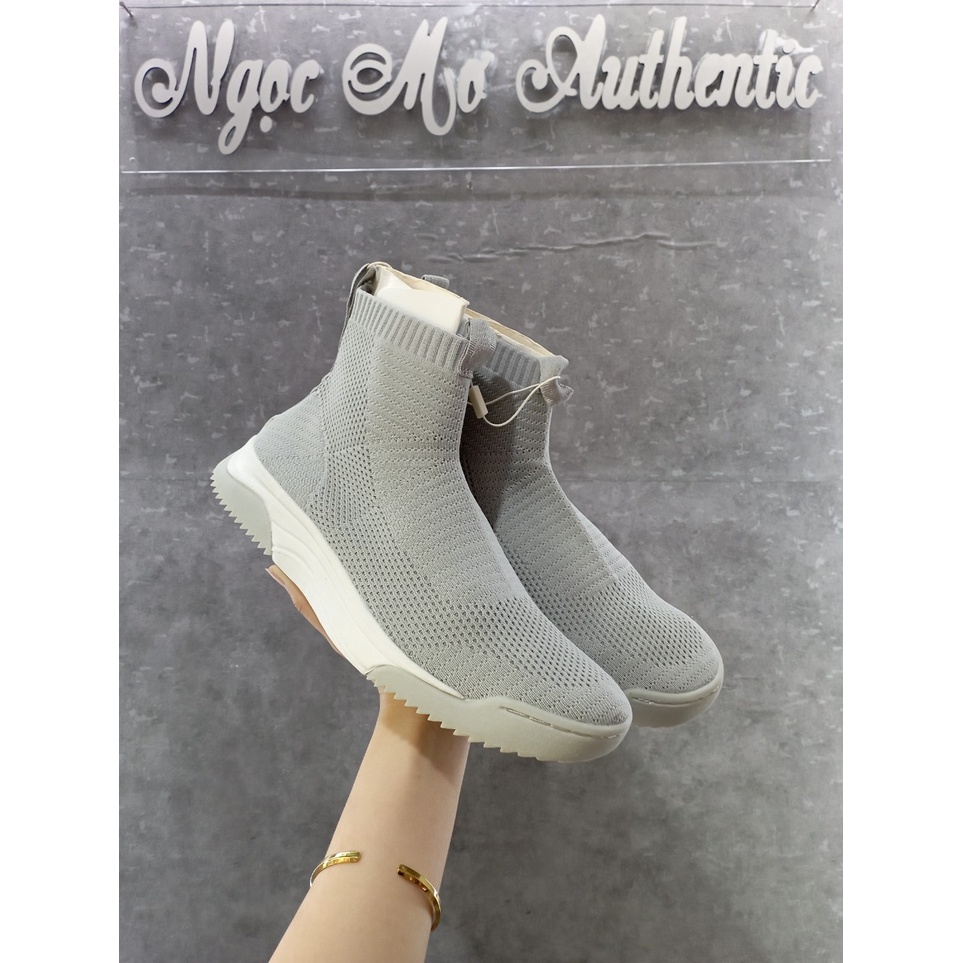 ZARA Authentic-1 đôi sneaker vải đế su siêu êm chân màu xám sz 39