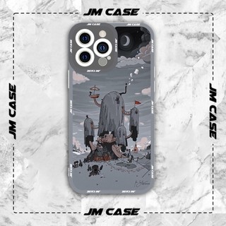 Ốp lưng iphone samsung xiaomi oppo cạnh vuông JMCase Cartoon Network Adventure Times
