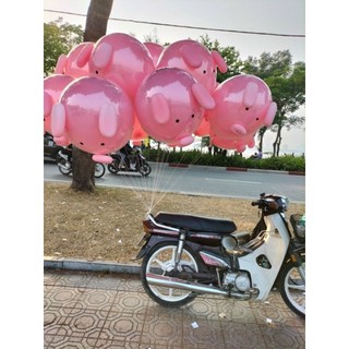 Bóng bay heo (lợn) đủ màu hottrend (chưa bơm)