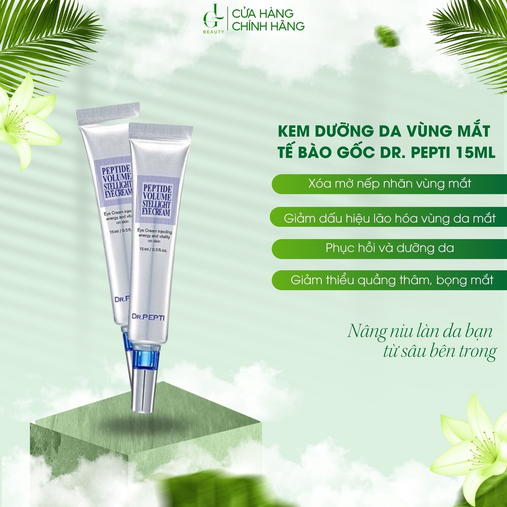 Kem dưỡng da vùng mắt TẾ BÀO GỐC Dr.PEPTI PEPTIDE VOLUME STELLIGHT EYECREAM - 15ml