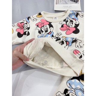 B74- BỘ NỈ MICKY BE QUẦN LOE