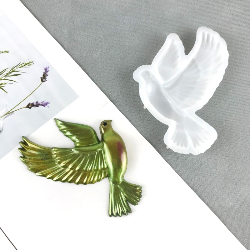 Khuôn Silicone Làm Trang Sức Hình Chim Bồ Câu