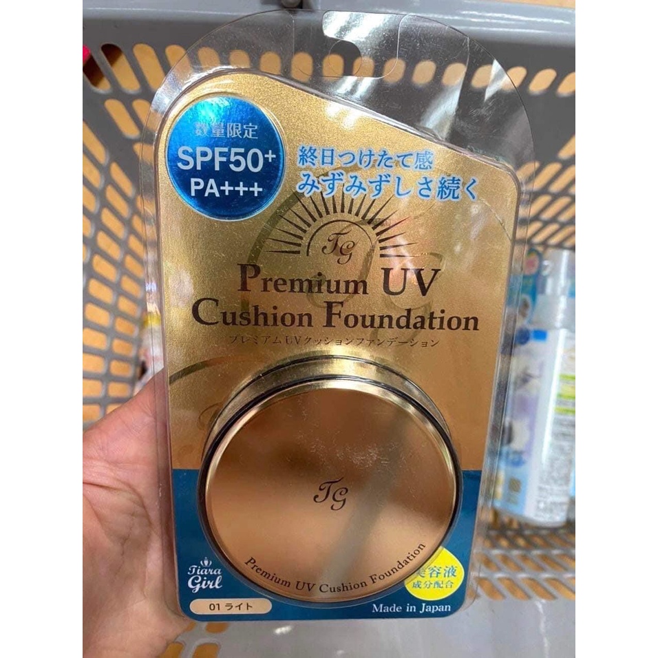 Phấn Nước Tiara Girl Premium Cushion Foundation Nhật Bản (13g)