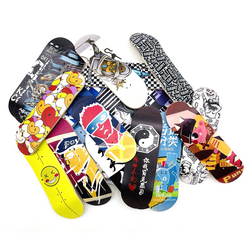 Ván Trượt Ngón Tay Mini bằng gỗ siêu hạng Chuyên Nghiệpn Finger Skateboard Fingerboards