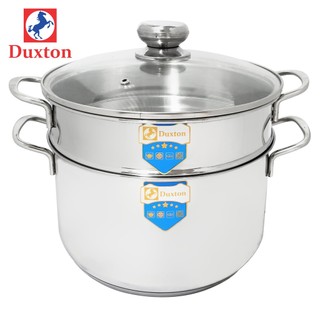 Bộ nồi xửng inox 3 đáy duxton dg-nx20-3dk 20cm