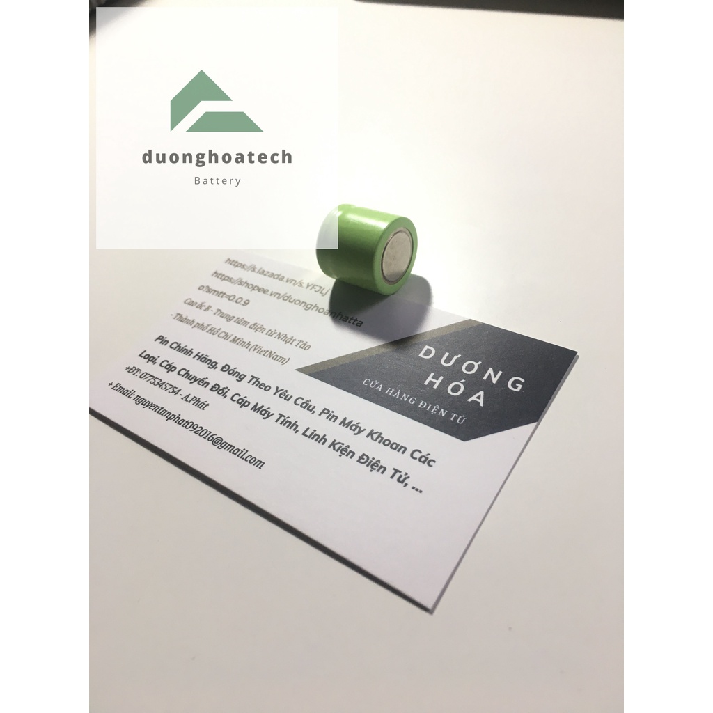 Pin 1/3AA 1.2V Pin Sạc Ni-MH Đầu Dẹt Cho Tụ Điện, Bút Vẽ, Bút Viết