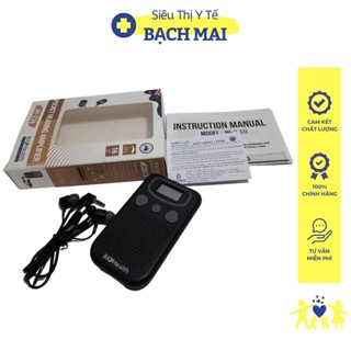 Máy trợ thính bỏ túi có dây Biohealth JH-238 máy điếc bỏ túi tiện dụng có tai nghe headphone cho người nghe kém đến nặn