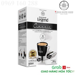 (Date 2/2026) Cà Phê Hòa Tan Trung Nguyên Legend Classic - Hộp 12 gói/17gr/gói  .