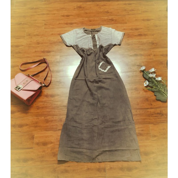 ĐẦM MAXI PHỐI REN