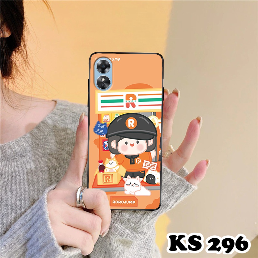 Ốp lưng Oppo A17 - A17k in hình Ngân hà &amp; Roro Jumb - Chất liệu TPU cao cấp