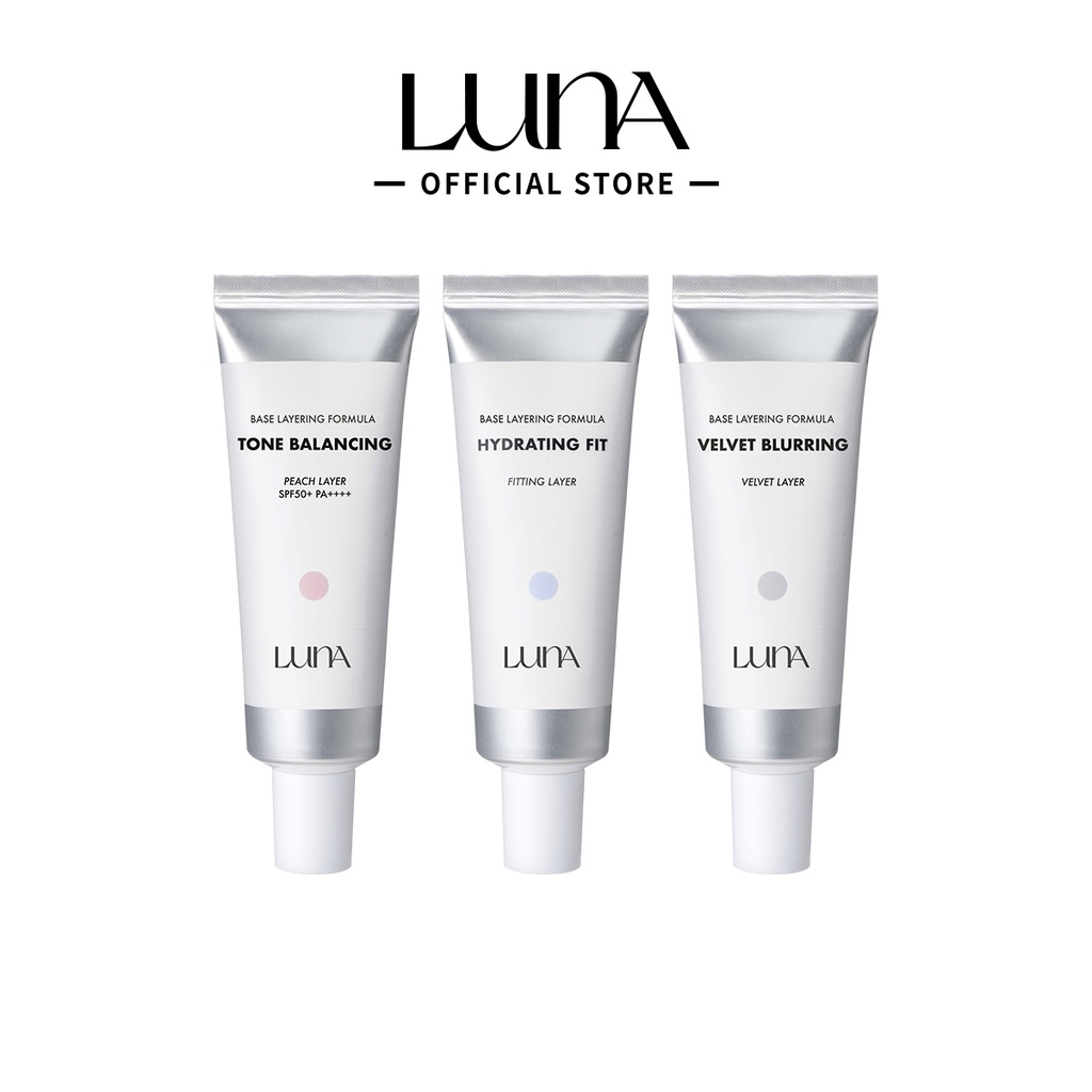 Tuýp kem trang điểm LUNA với nhiều loại tùy chọn 40Ml / 40Ml / 30Ml