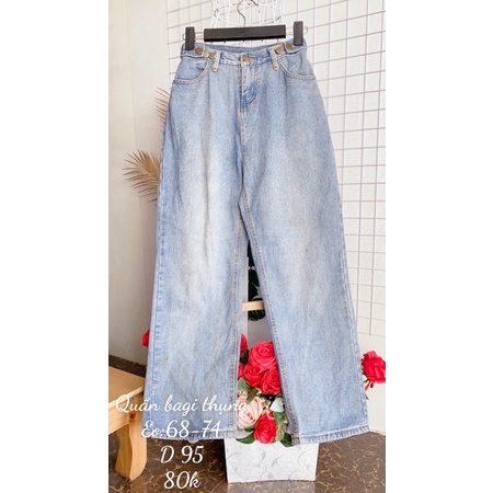 Quần Jean dáng bagi