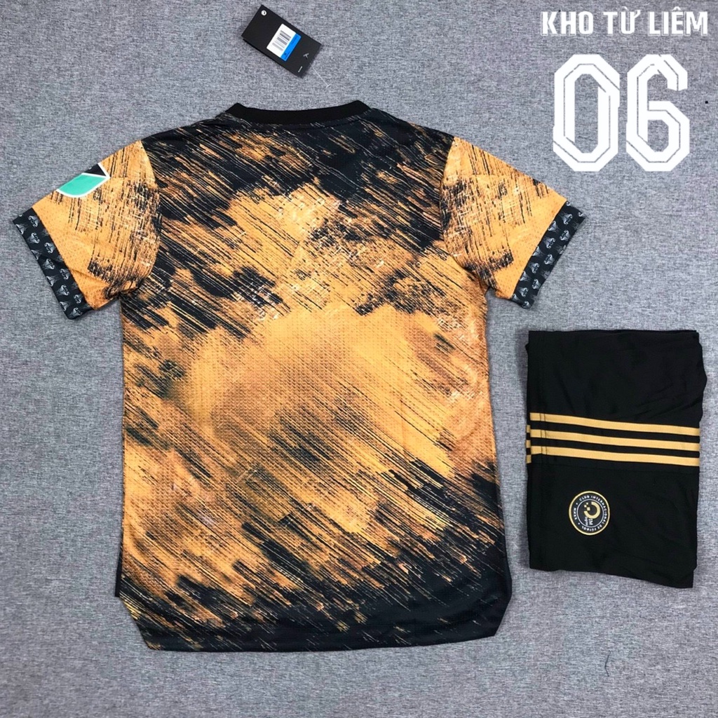 Đồ đá banh - bộ quần áo đá bóng nam ngắn tay Miami chất vải fex thái cao cấp