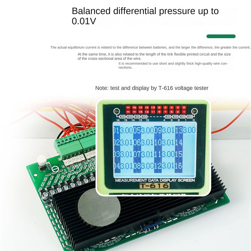 Bộ Cân Bằng Năng Lượng 8A 3S 4S 6S 7S 8S 12S 14S 15S 16S 17S 18S 19S 20S 24S BMS Lifepo4 / Li-Ion 5A