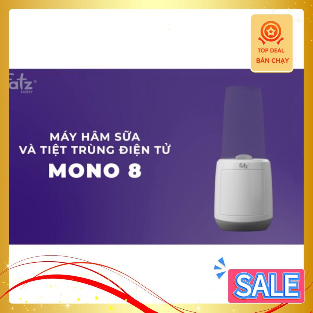 MÁY HÂM SỮA & TIỆT TRÙNG ĐIÊN TỬ FATZ FATZBABY - MONO 8 - FB3011TN
