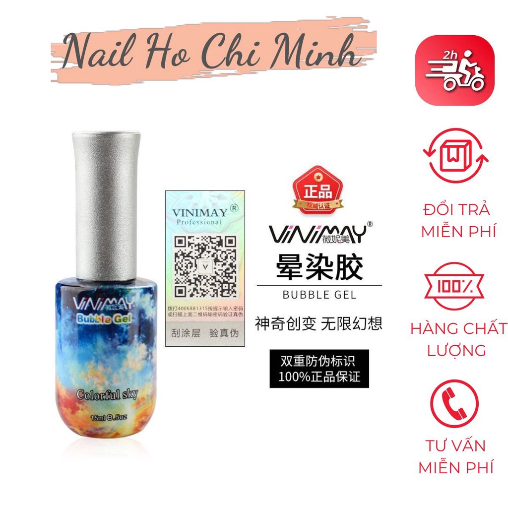 Top loang Vinimay chính hãng - gel tạo loang chuyên dụng cho dân làm móng