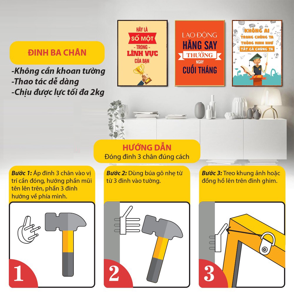 Đồng Hồ Treo Tường Mã Đáo Thành Công Dũng Mãnh - Tranh Tráng Gương Phong Cảnh, Động Vật Đẹp