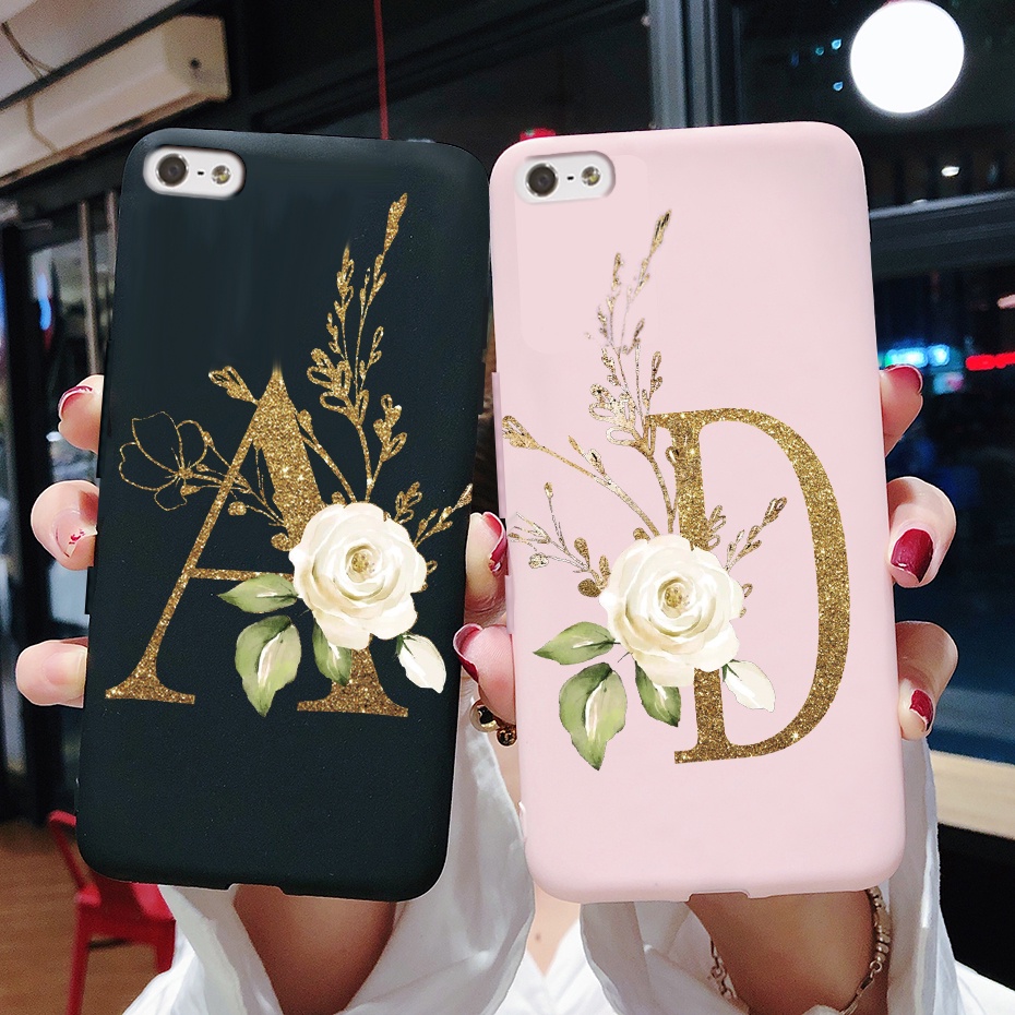 Ốp Điện Thoại Silicone Mềm Chống Sốc In Chữ Cho iPhone 5 5S SE 5S 5 SE