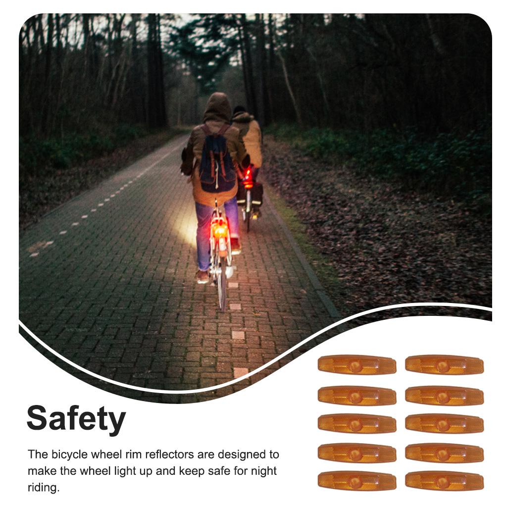 Bộ 10 Dải Phản Quang Chống Thời Tiết Thay Thế An Toàn Cho Xe Đạp