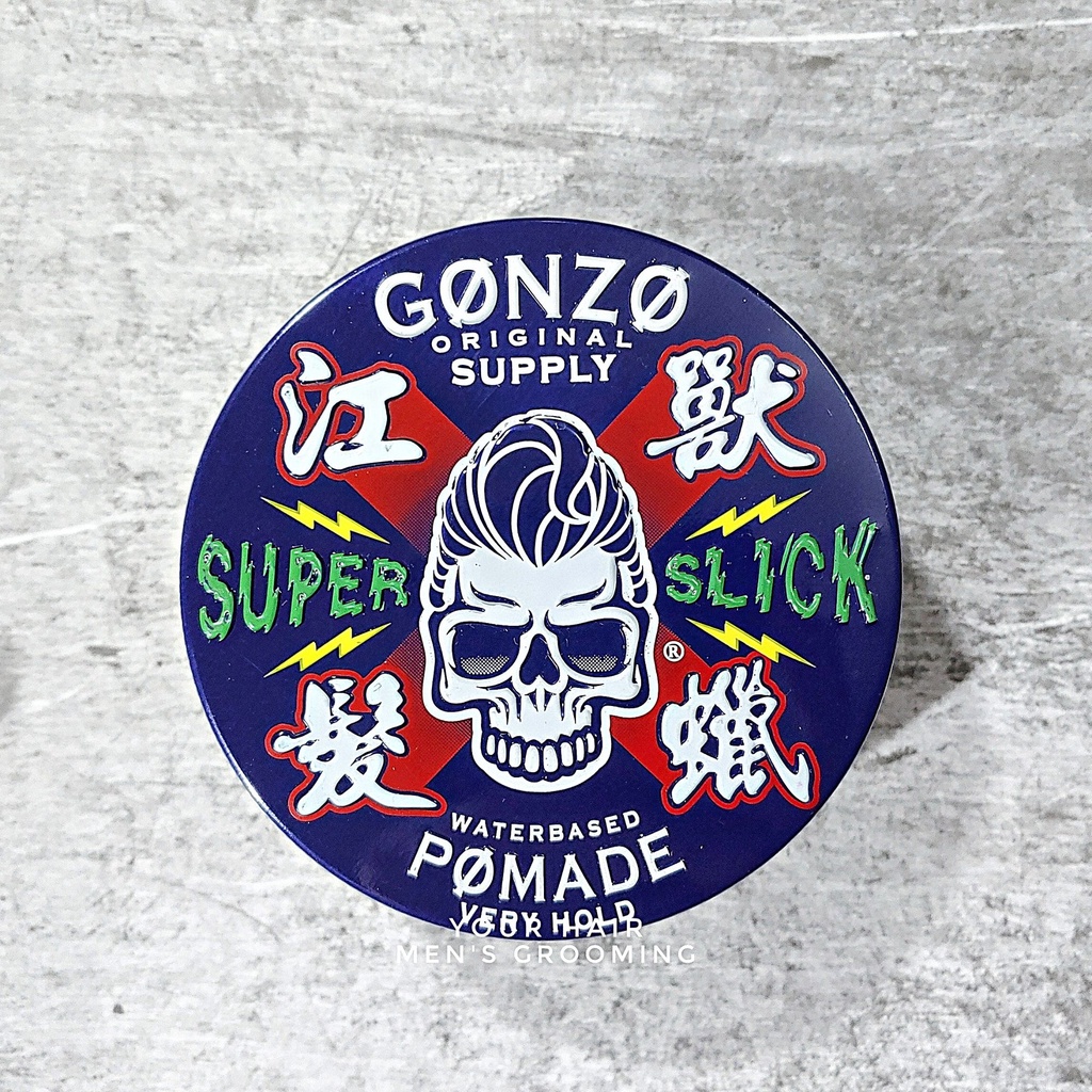 Pomade tạo kiểu GONZO SUPER SLICK POMADE - 130g | Heavy Hold