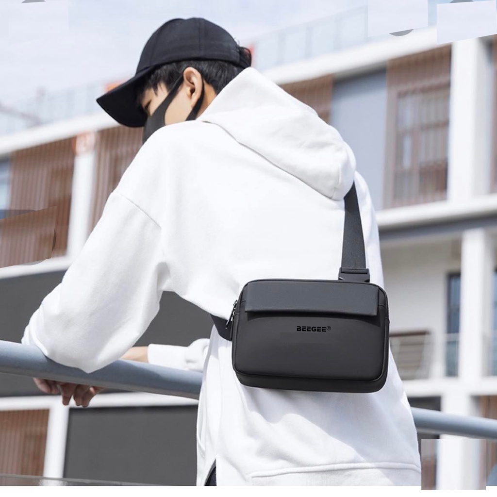 Túi đeo chéo nam nữ đựng ipad Hàn Quốc Fortune Mouse 0150 chất lượng cao vải chống thấm nước