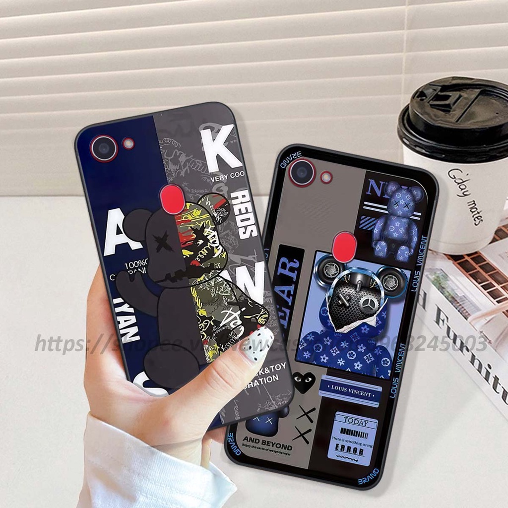 Ốp Oppo F5 / F5 Youth / F7 / A79 in hình Bear Brick,K@ws,smile,...hot trend
