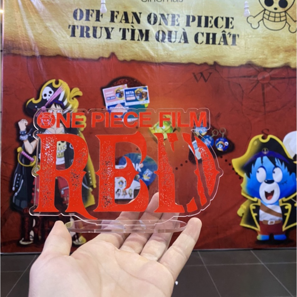 Logo One Piece - standee hải tặc mũ rơm.
