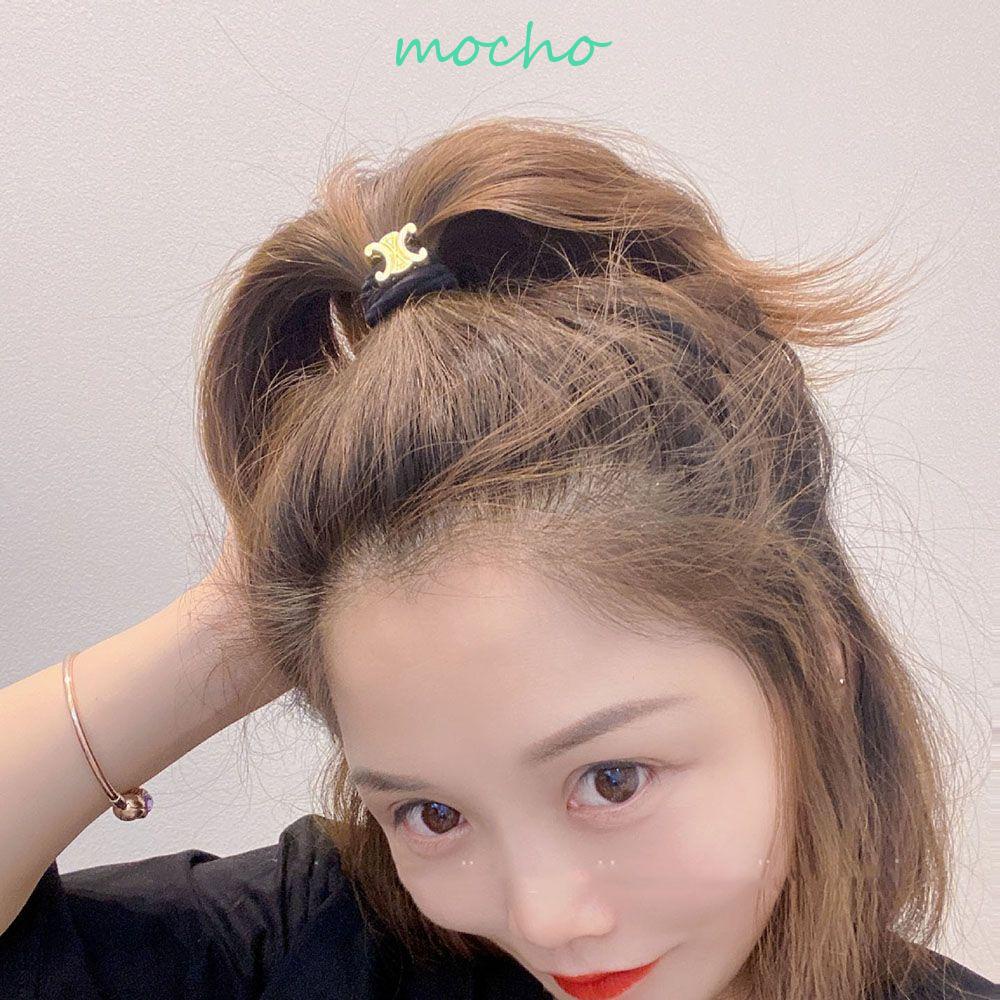 Dây Buộc Tóc Co Giãn Bằng Acrylic Đơn Giản Cho Nữ Giá Đỡ