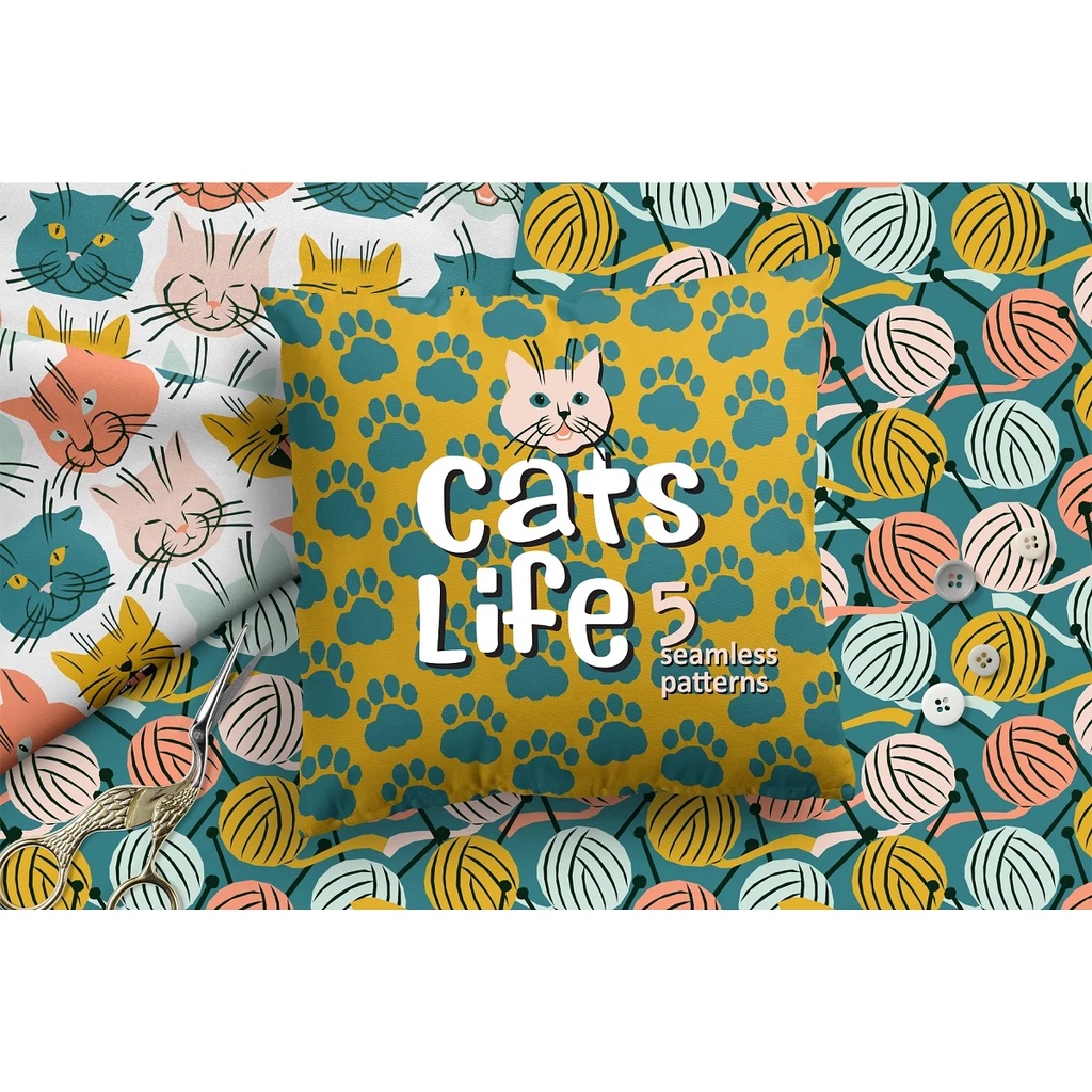 Cuộn Dây Cat Kitty Cotton Cho Khăn Giấy và Dự Án Thủ Công DIY