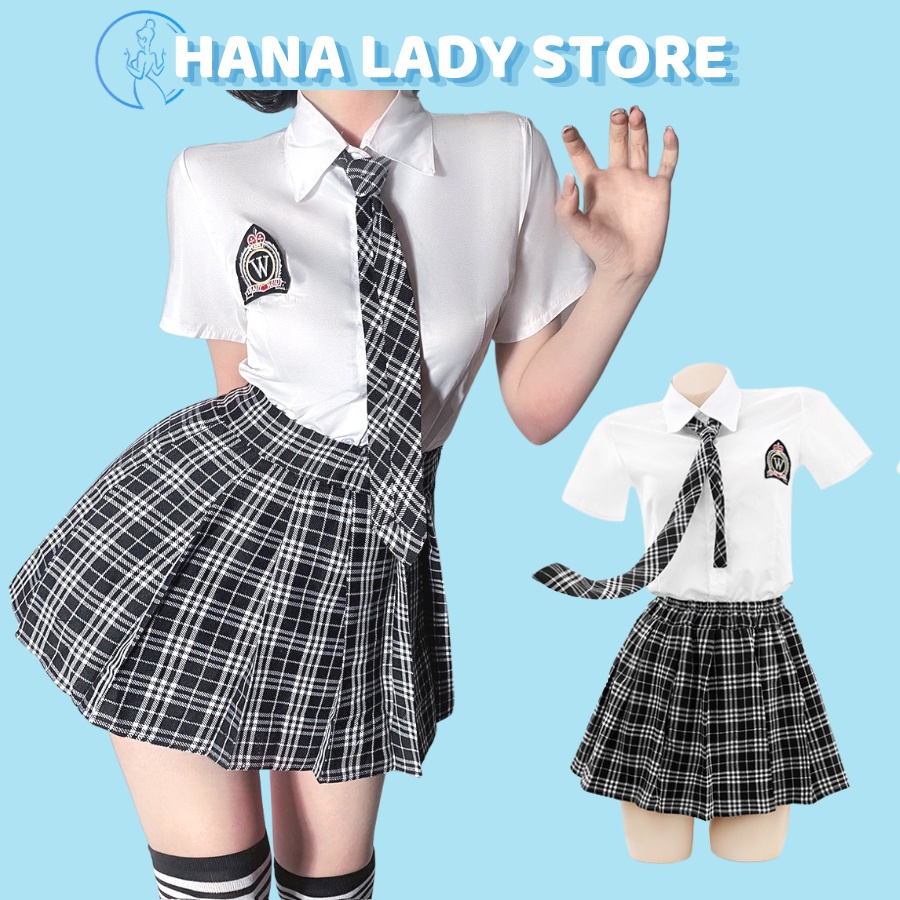 Váy ngủ Coslay học sinh Nhật Bản nét đẹp gợi cảm của thư sinh đầm ngủ hóa trang sexy C270