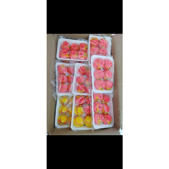 Bánh bao túi tiền vàng, đỏ