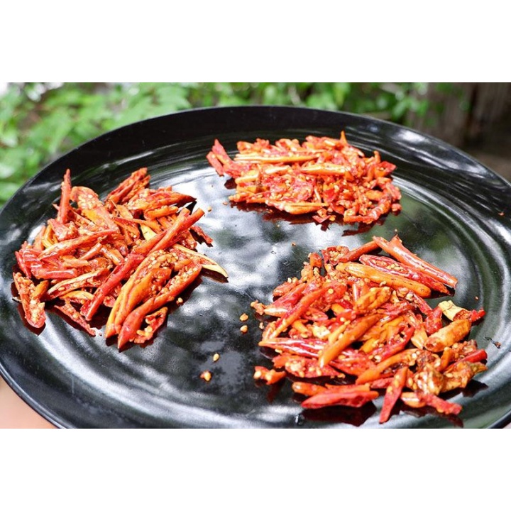 Ớt chiên snack ớt Thái Lan chiên giòn gói 100G