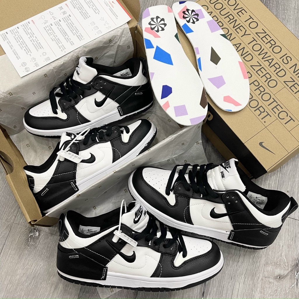 Giày Nike SB Dunk 2022 Black White đen trắng cao cấp full box