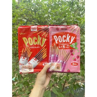 Bánh que Pocky Glico nội địa Nhật Bản (13.6g x 8 gói nhỏ)
