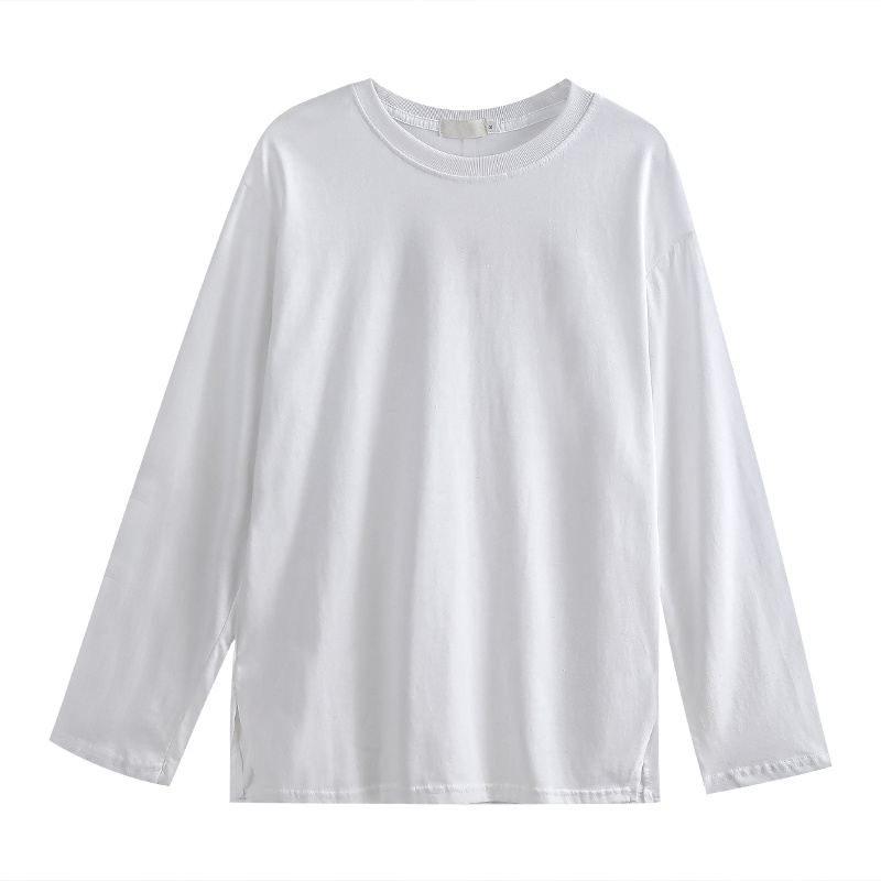 NRVP Áo thun nữ dài tay dáng rộng phong cách Hàn Quốc 2023