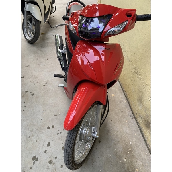 Đèn Pha ZinPat 2 Tầng Wave Màu Tím Chính Hãng Bảo Hành 12Tháng Lắp Zin Wave 50,100,110cc