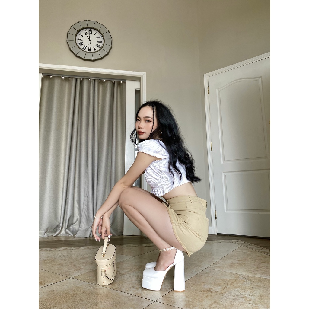 𝐑𝐈𝐂𝐂𝐈 quần giả chân váy KAKI siêu xinh