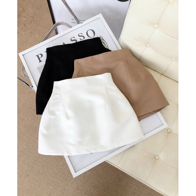 Chân váy chữ A 3 màu basic tôn dáng Sun Fashion