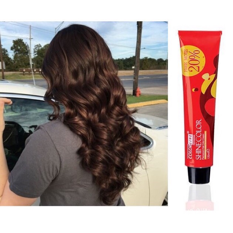 Thuốc Nhuộm Tóc Màu Socola Tự Nhuộm Tại Nhà Medium Chocolate Hair Dye Cream - KVCL574