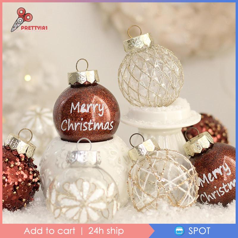 [Prettyia1] 25 Quả Châu Trang Trí Giáng Sinh Tinh Tế Cho Đám Cưới, Đính Hôn