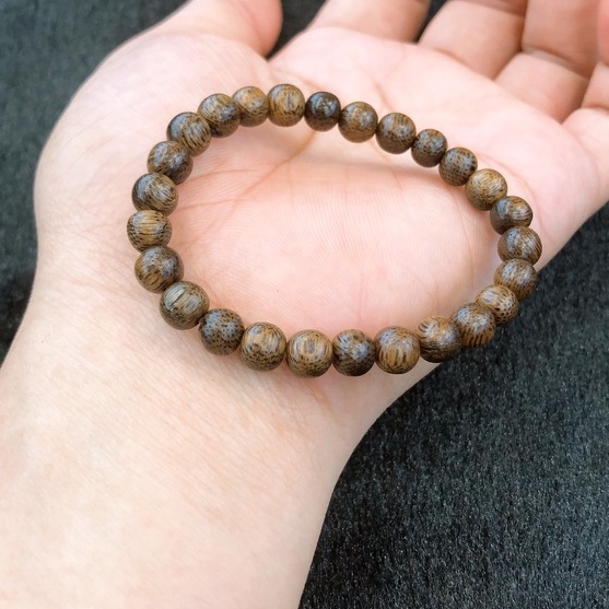 Vòng trầm tốc cầu bình an, may mắn, vòng tay trầm hương - NQ Jewelry