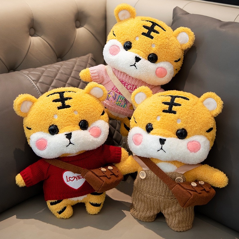 Thú Nhồi Bông Hổ Kèm Nhiều Chi Tiết 30cm