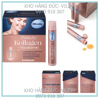 [Bill Đức+video] Đồ uống đẹp da Mivolis Beauty kollagen 20 ống*25ml date 2023