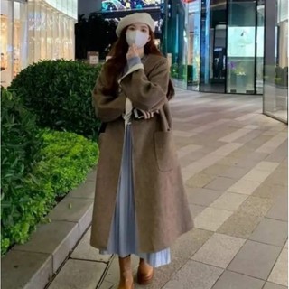 Áo dạ dáng dài lựa live